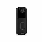 Blink Videotürklingel (neueste generation) | Einzelgerät | Kopf-bis-Fuß-Aufnahme in HD, 2 Jahre Batterielaufzeit, IP-65, Funktioniert mit Alexa, Erforderliches Sync-Modul nicht enthalten – Schwarz