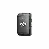DJI Mic 2-Sender (Schattenschwarz), kabelloses Mikrofon mit intelligenter Rauschunterdrückung, 14 Stunden interne Aufnahme, 6 Stunden Akkulaufzeit, magnetische Befestigung, Bluetooth-Mikrofon