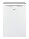 Beko TSE1284N Tischkühlschrank mit 4-Sterne-Gefrierfach, MinFrost, wechselbarer Türanschlag, 114 l Gesamtrauminhalt, 101 l Kühlen, 13 l Gefrieren, Weiß