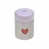 LÄSSIG Baby Kinder Thermo Warmhaltebox Brei Snacks auslaufsicher Edelstahl 315 ml/Food Jar Happy Rascals Heart
