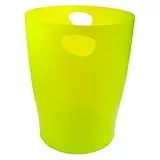 Exacompta Papierkorb Polypropylen Lemongrün 26,3 x 26,3 x 33,5 cm