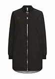 camel active Damen Mantel mit 2-Wege-Reißverschluss Schwarz, womenswear-46