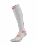 CEP RUN 5.0 TALL LAUFSOCKEN DAMEN – Atmungsaktive Kompressionssocken Damen für Training & Lauf – Leistungsstarke leichte Laufsocken – Grau