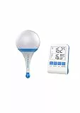 STEINBACH Solarleuchte mit Funkthermometer, 061340