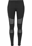 Urban Classics Damen Leggings, Schwarz, M