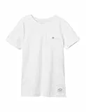 NAME IT Jungen Nkmvincent Top F Noos T-Shirt, Bright White, 134-140 EU