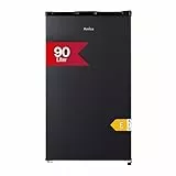 Amica Vollraum-Kühlschrank Freistehend 85x47,5x44,5 cm 90L Inverter Kompressor LED Beleuchtung Gemüseschublade Türablagen AVK 3510 SW - Schwarz