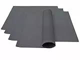 Lemos Home Platzset Tischset Platzdeckchen 4 Stück ca. 46 x 36 cm aus Baumwolle Viele Farben (Anthrazit), 46x36, Tischset 46x36