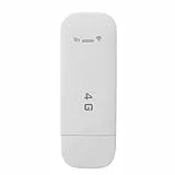 Elprico 4G LTE USB Tragbarer WLAN-Router, Pocket Mobile Hotspot Wireless-Netzwerk, 4G WLAN-Router mit SIM-Kartensteckplatz, WLAN Pocket Mobile Hotspot, WPA WPA2 WLAN-Verschlüsselung,