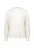 zero Damen Sweatshirt mit Blumenspitze 38, Eggnog