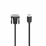 Hama HDMI-DVI/D-Kabel (HDMI-Kabel, DVI-Anschluss, Ultra-HD 4k, 1,5 m), Schwarz