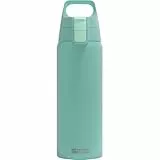 Sigg - Edelstahl Trinkflasche - Shield ONE Glacier - Für Kohlensäurehaltige Getränke Geeignet - Auslaufsicher - Federleicht - BPA-frei - Outdoor & Fitness - Hellblau - 0,75L