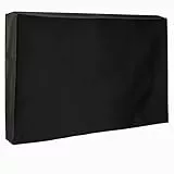 Amazon Basics Wasserdichte Outdoor-TV-Abdeckung für 52 - 55 zoll Flachbildfernseher, 131,3 x 13,7 x 78,7 cm, Schwarz