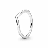 PANDORA Polished Wishbone Ring Sterling-Silber Größe 52
