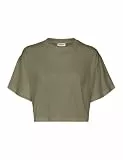 Noisy May Damen Nmalena S/S O-Neck Semicrop Top FWD Noos, Mermaid, M EU
