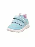 Superfit Mädchen Sport7 Mini Sneaker, Hellgrün Lila 7530, 24 EU