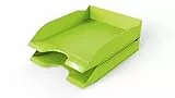 Durable Briefablageschale BASIC A4, grün, Abflagefächer stapelbar, 6 Stück, 1701674020