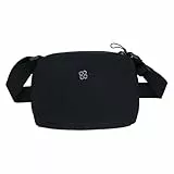WYYFXY® Crossbody Bag Damen Umhängetasche Wasserdicht Nylon Tasche Kleine Schultertasche Schwarz Handtasche mit Verstellbarem Gurt, 4 Fächern