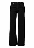 QS Jeans Catie/Slim Fit/Mid Rise/Wide Leg/Superstretch schwarz 42/34