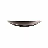 blomus Schale -ONDEA- | Schüssel aus Edelstahl | Farbe Burned Metal | Größe S 28Lx34Bx5H cm | Obstschale mit schön geschwungener Silhouette