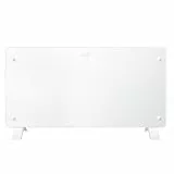 DONYER POWER 2000W Konvektor-Heizung, ultradünne Wandmontage oder freistehend, ultra-weiße Glasscheibe