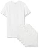 Amazon Essentials Men's 6-Pack Crewneck Undershirts, White, X-Large