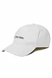 Calvin Klein Herren Cap Embroidery aus Baumwolle, Mehrfarbig (Bright White/ Black), Einheitsgröße