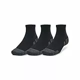Under Armour Performance Tech Socken Mid 3er schwarz, XL Herren