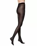 KUNERT Damen Strumpfhosen Satin Look 40 semi-blickdicht glänzend 40 DEN Black 0500 40-42
