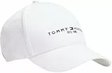 Tommy Hilfiger Herren Cap Established Basecap, Weiß (White), Einheitsgröße