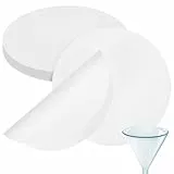 ULTECHNOVO Qualitatives Filterpapier 18 Cm 100 Stück Laborstandard-Filterpapierkreise Mit Mittlerer Durchflussrate Für Chemie Allgemeine Filtration
