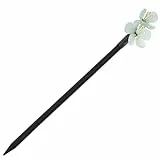 Lurrose 1 x Haarnadel, Vintage-Stil, japanisch, Retro, Holz, klassischer Haarstäbchen.