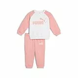 PUMA Unisex Baby MINICATS ESS Raglan Crew Set FL INF Gestrickte Anzüge, Pink Fruit, 104