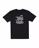 RVCA Balance Box Herren-T-Shirt, kurzärmelig, Griffin Park | Schwarz, Mittel