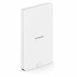 NETGEAR Outdoor Access Point (WAX610Y), PoE WiFi 6 AX1800 Speed Dual-Band, IP55 Wetterfest WLAN Verstärker Outdoor, Lokales oder Insight Remote Management, nur PoE+ powered