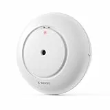 X-Sense STANDALONE Wassermelder mit Batterie, Wassersensor IP66, Mini-Wasserdetektor mit 110 dB Audio-Alarm, batteriebetrieben, Wasseralarm Melder für Küchen, Keller, Waschbecken, Boden und Pools