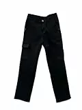 JOPHY & CO. Cargohose für Damen, hohe Taille, mit Seitentaschen, lässiger Stil, bequeme Passform (Artikelnummer 8045), 8045 Schwarz, L