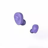 Hama Bluetooth Kopfhörer „Freedom Buddy“ (True Wireless, TWS, In Ear Kopfhörer, Wireless Kopfhörer, kabellos, Bass Boost, Kopfhörer kabellos, Earbuds, Sprachsteuerung, mit Ladebox) lila