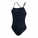 Speedo Damen Eco Endurance+ Thinstrap Einteiliger Badeanzug | Athletische Passform | Klassisches Design | Recyclingmaterial | Chlorbeständig | Besonders flexibel Schwimmbekleidung, True Navy, 42 EU
