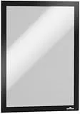 Durable Info-Rahmen Duraframe (A4, selbstklebend mit Magnetverschluss) 2 Stück, schwarz, 487201