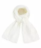 Bobelle Wear Schal Damen Herren Winter,Warm Strickschal Lang Knit Winterschal Unisex(Weiß)