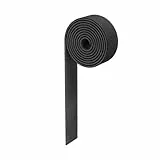 Hama Kabelbinder, Klettband, beidseitig, Universal, 1,9 x 100 cm, zuschneidbar, ideal für Haus, Büro, Werkstatt, Schwarz