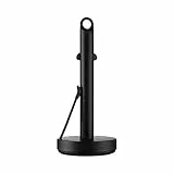 blomus -Loop- Küchenrollenhalter, Innovative Technik, Praktischer Haushaltshelfer, Farbe Black 64364