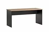 Schildmeyer Schreibtisch Aino 155696, Artisan Eiche Dekor/schwarz, 150 x 65 x 73,6 cm