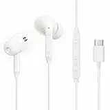 MAS CARNEY USB C Kopfhörer mit Kabel für iPhone 17 16 15 Pro Max In-Ear-Ohrhörer USBC Kabelkopfhörer mit Mikro & Regler für iPhone 17 Pro 17e 16Pro 16e 15 Plus 15Pro ipad Air Earbud für Samsung Galaxy