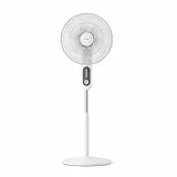 Philips Standventilator Serie 1000 - Leistungsstark & Leise, 38 dB, Höhenverstellbar, Neigbar, Oszillation, Timer, Weiß (CX1220/00)