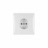 Berker SCHUKO-Steckdose pws/gl 47428989 m.Abdeckplatte S.1 Steckdose 4011334277651
