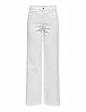 JdY Damen Jdyfelina-Fina Hw Wide Whitejns DNM Noos, White Denim, L / 32L EU