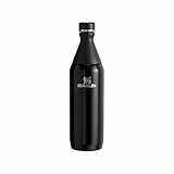 Stanley 1913 All Day Slim Trinkflasche Edelstahl 0.6L - Thermosflasche Kühlt 6 Stunden - 11 Stunden Eisgekühlt - BPA-Frei - Auslaufsichere Wasserflasche - Spülmaschinenfest - Black