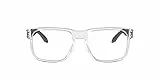 OAKLEY Herren 0OX8156 Brillengestelle, Grau (Polished Clear), 56
